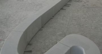 日照 花岗岩整石坐凳拼装