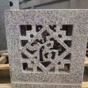 日照 芝麻白花岗岩镂空雕花灯笼