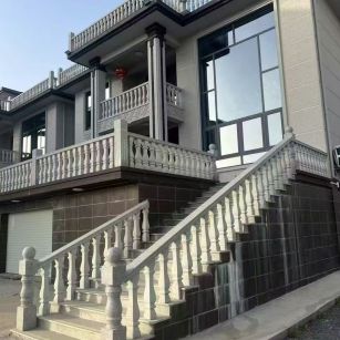 日照 芝麻白别墅阳台栏杆，楼梯栏杆