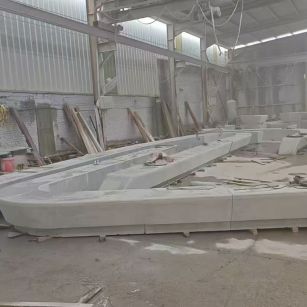 日照 花岗岩整石坐凳拼装