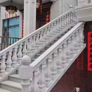 日照 天然石材 阳台庭院护栏、栏杆