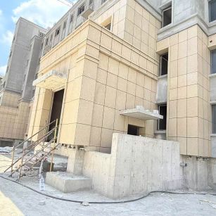 日照 黄金麻干挂，工地实拍