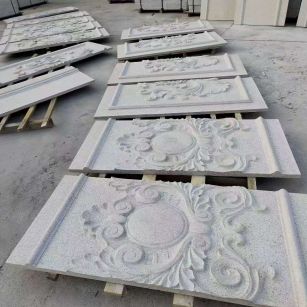 日照 芝麻白干挂雕花板