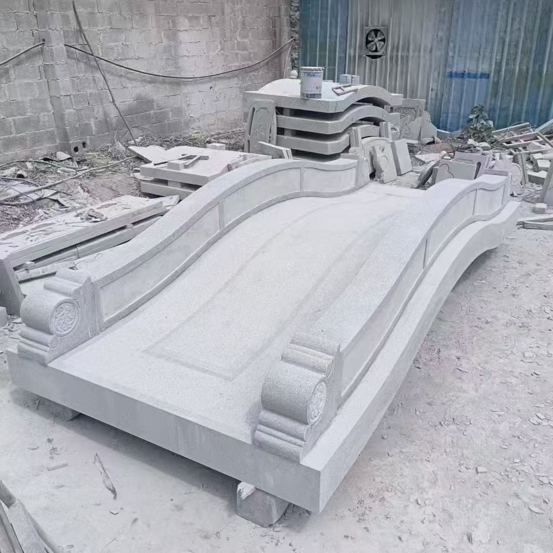 日照 芝麻灰花岗岩园林景观 小石桥