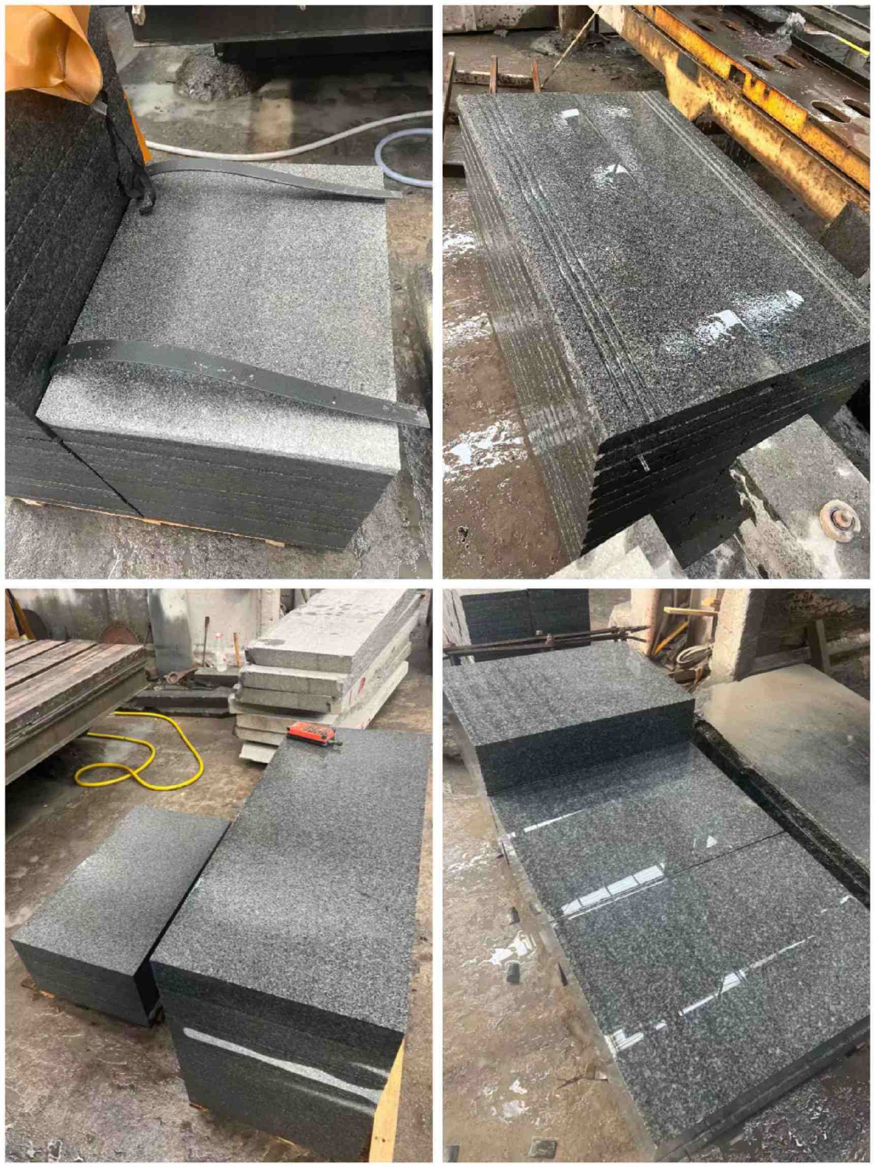 日照 芝麻黑地铺石材