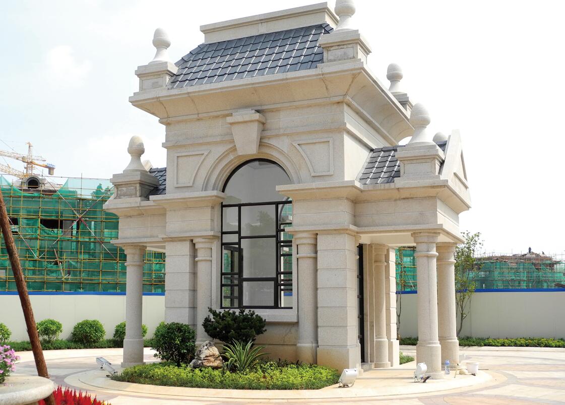 日照花岗岩在建筑外墙的应用