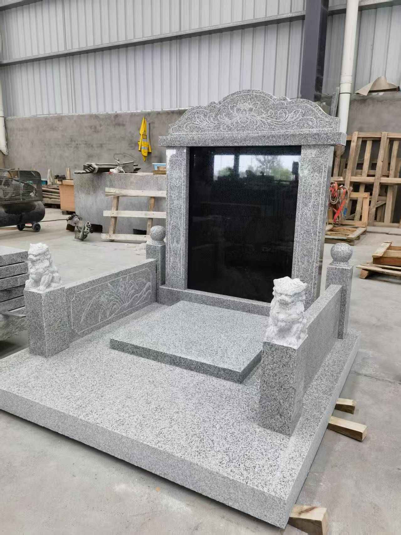 日照 芝麻白公墓、套墓