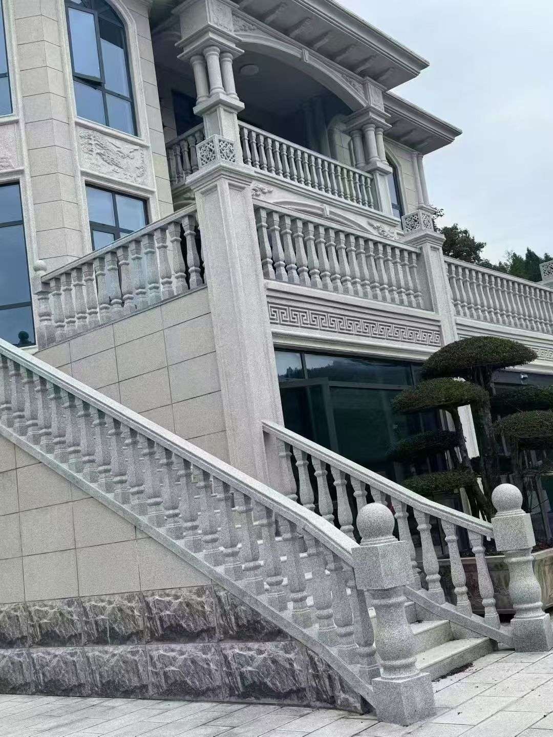 日照 芝麻白别墅，栏杆