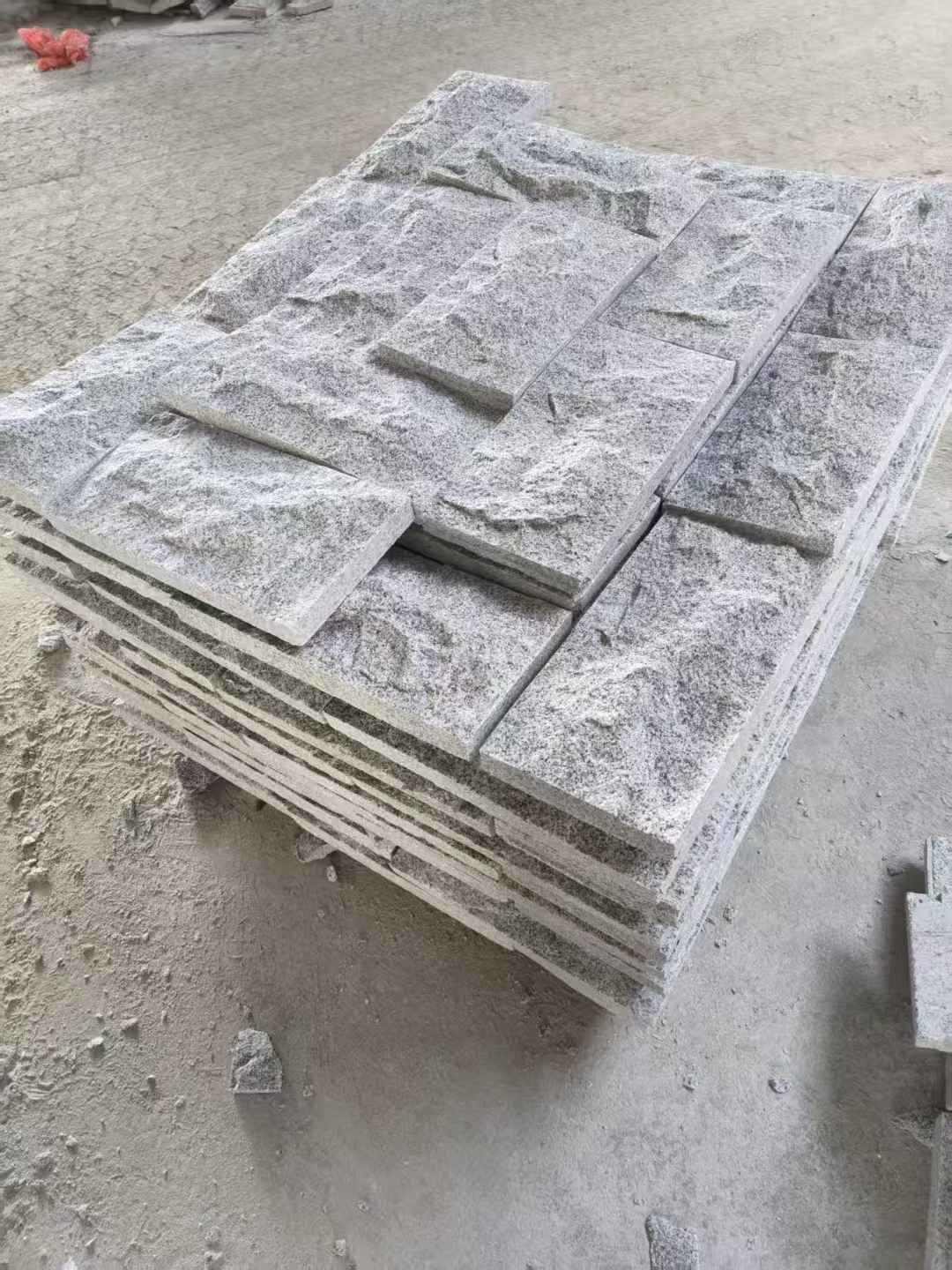 日照 芝麻白蘑菇石、自然面