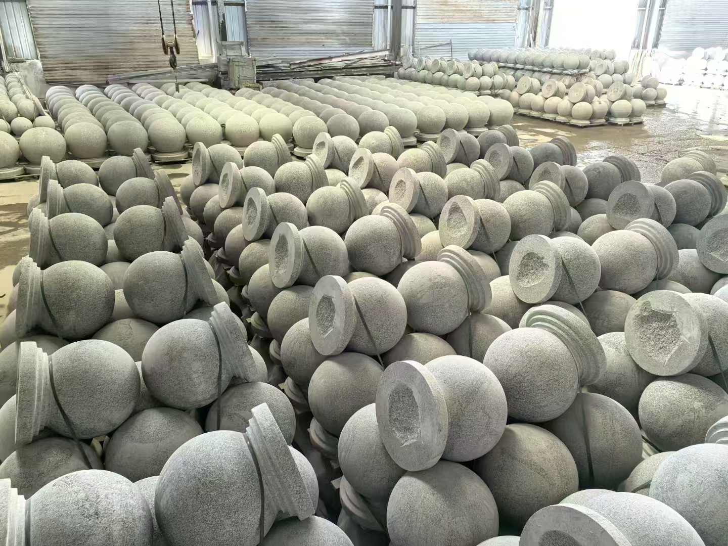 日照石材挡车球