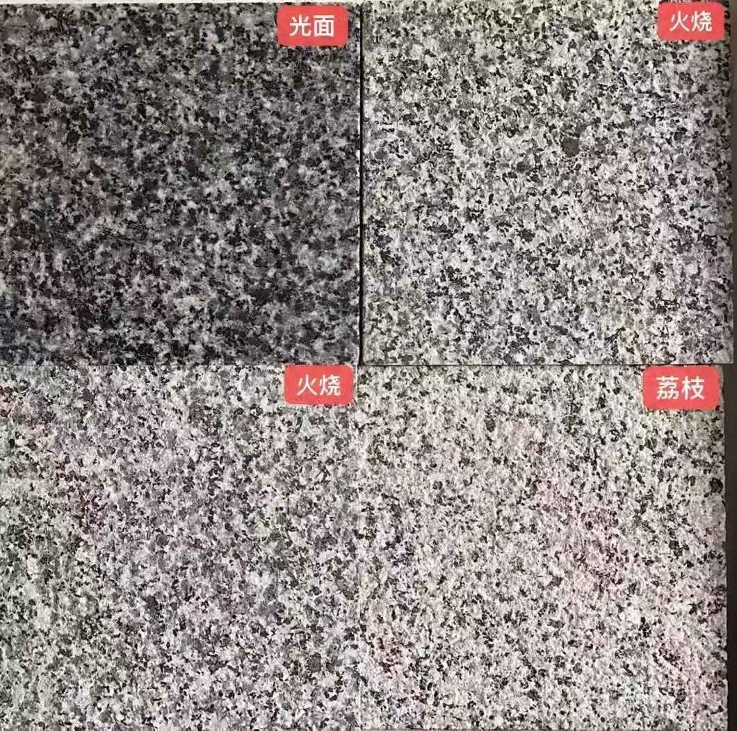 日照 芝麻黑光面，芝麻黑火烧面，芝麻黑荔枝面